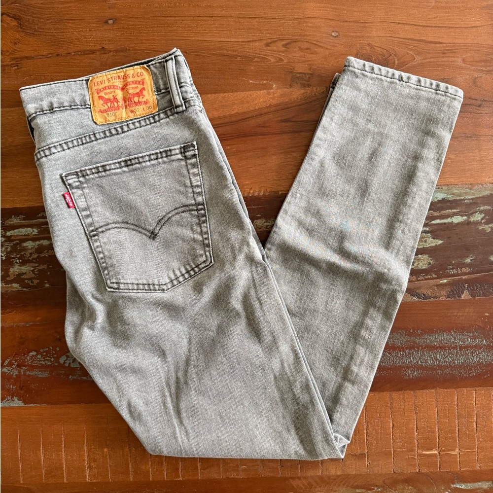 Levi's 510 Skinny Men's Light Gray Jeans!  32x30